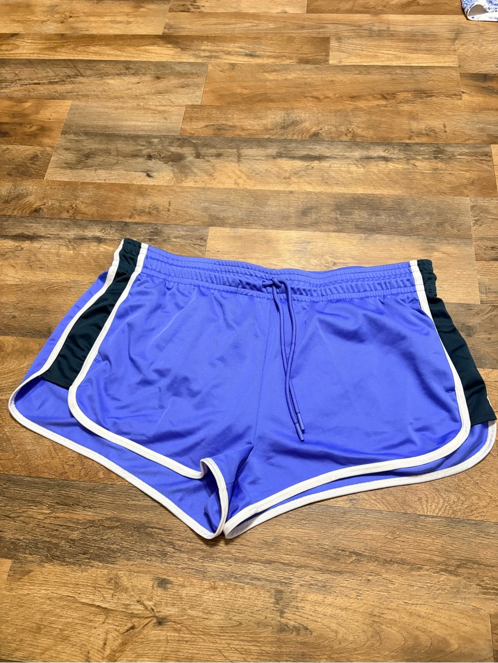 Athletic Works Women’s XXL 20 Purple Running Shorts Drawstring Activewear